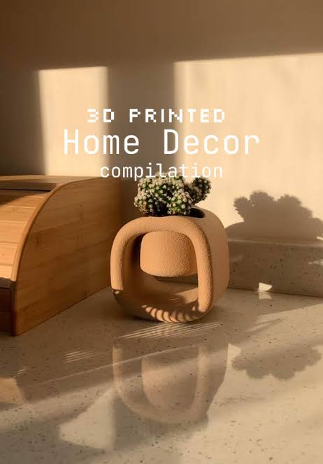 3D Printed Geometric Flower Vase