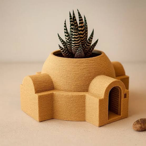 Modern 3D Printed Decor Vase – Minimal Edition