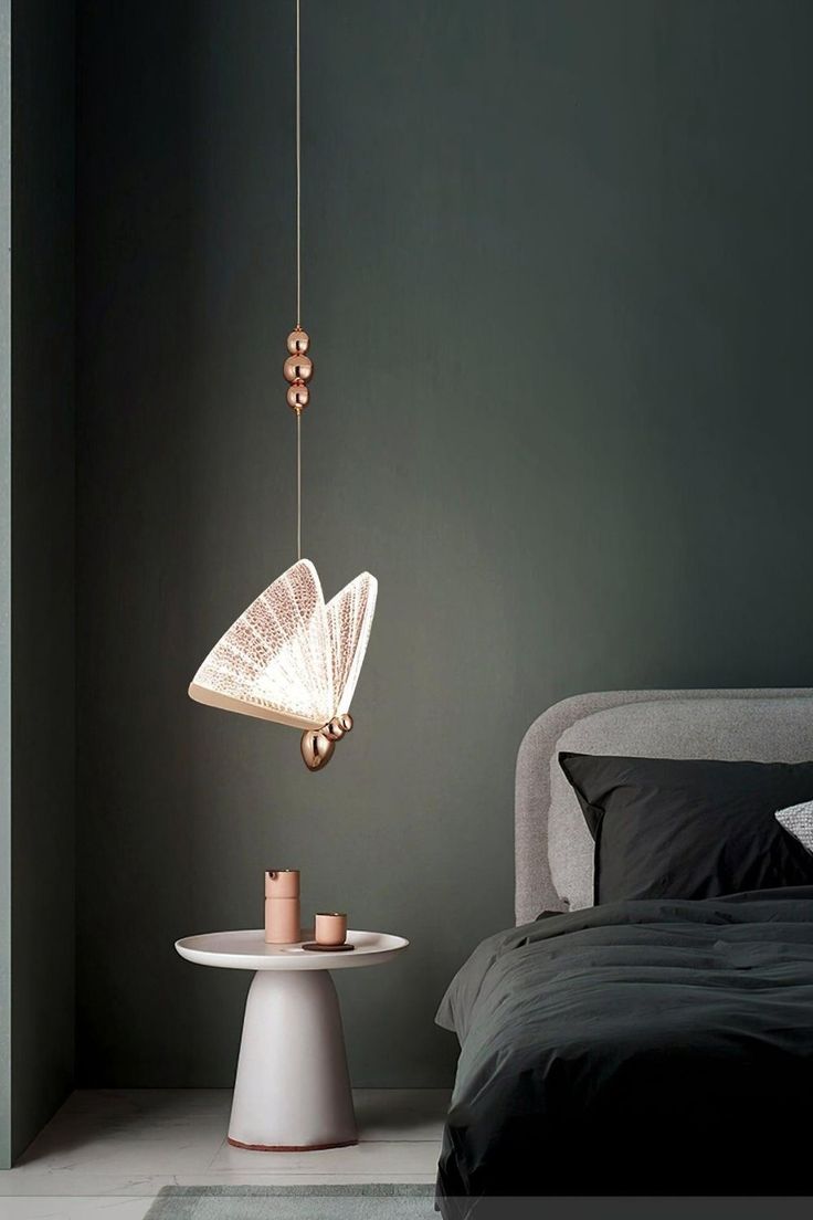 Lampada a sospensione a farfalla